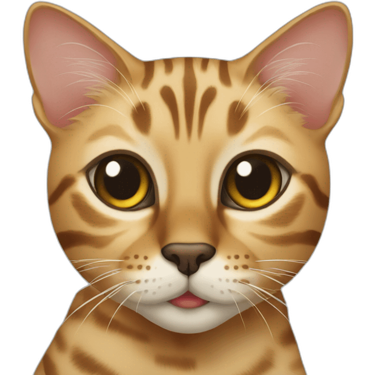 curly-blonde-bengal-cat emoji