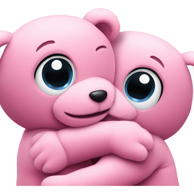 hug pink emoji