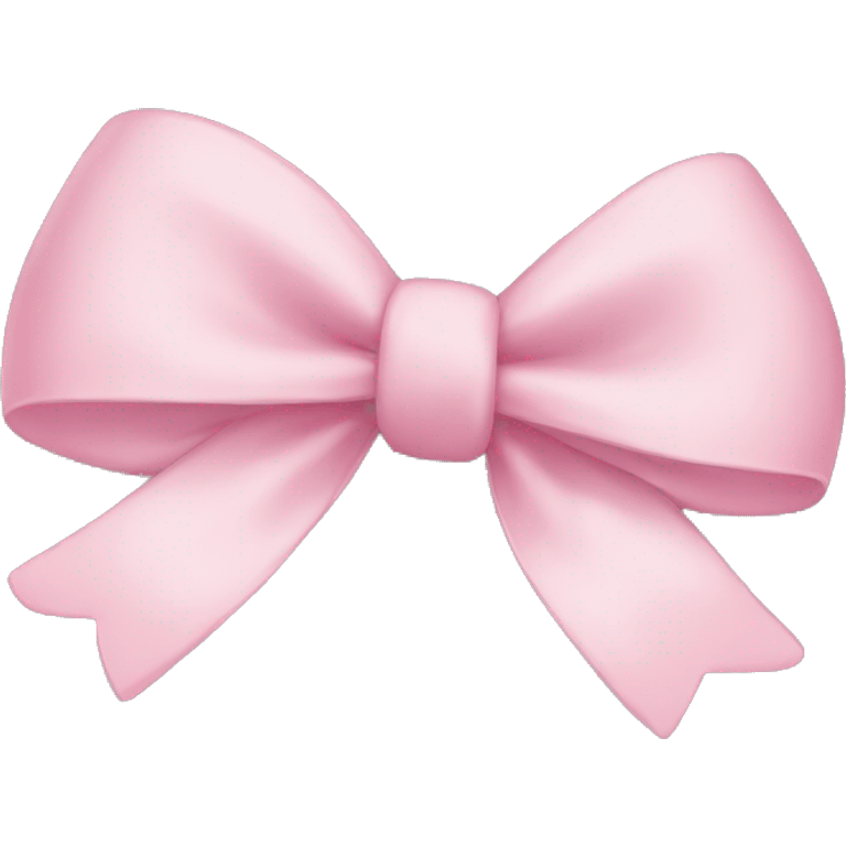 Light pink bow emoji