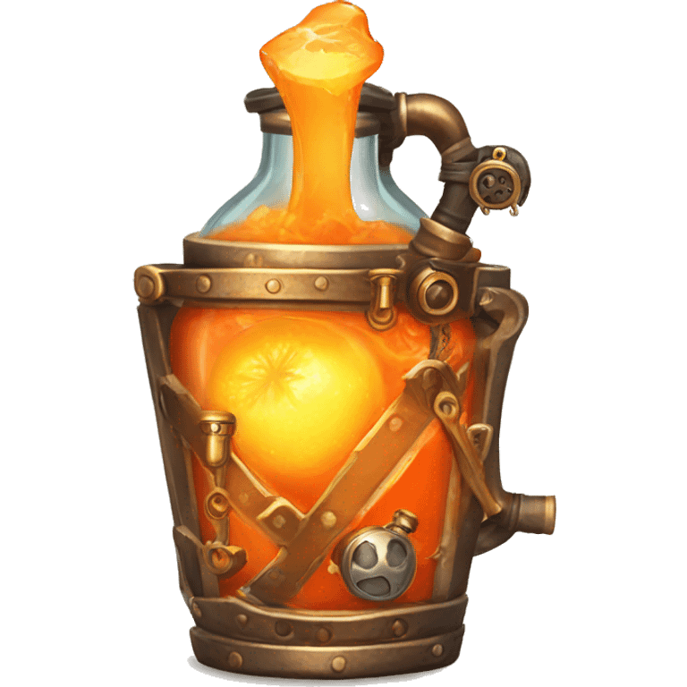 orange magical steampunk potion emoji