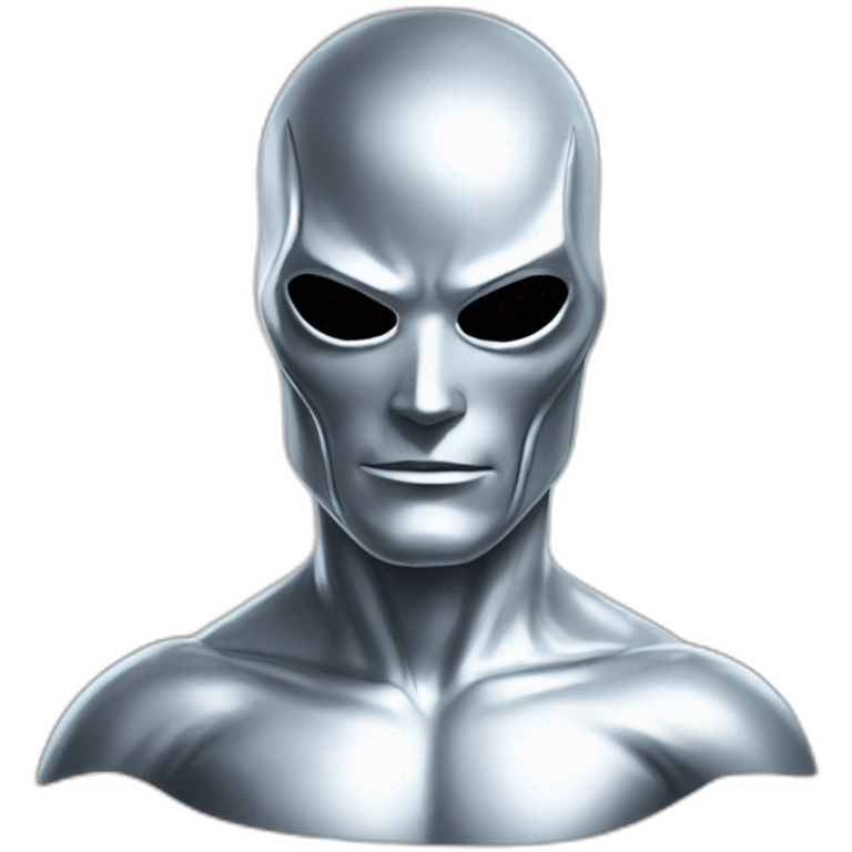 Silver surfer wearing The mask emoji