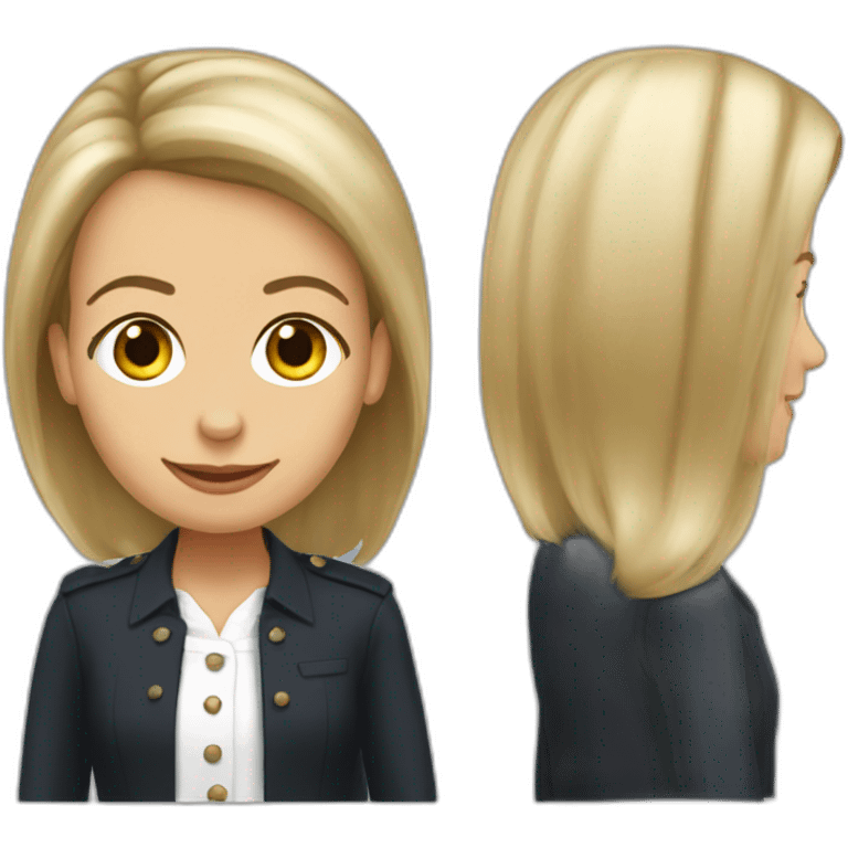 Emmanuel Macron femme emoji