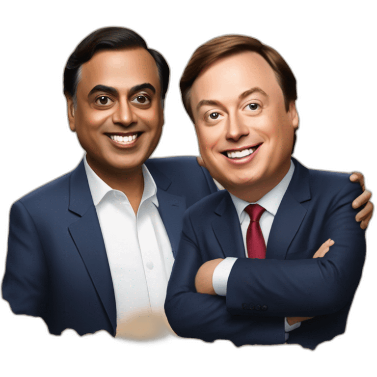 Mukesh Ambani beat Elon Musk emoji