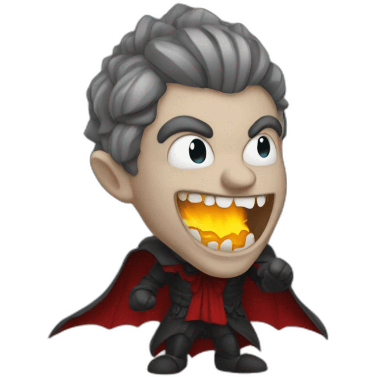 Drac au feu emoji