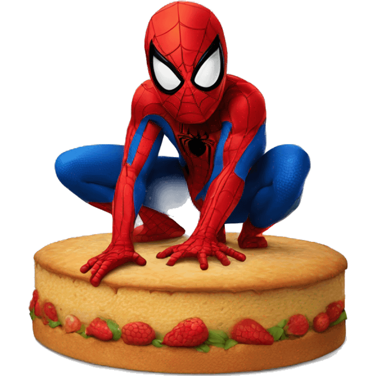 Torta de Spider-Man  emoji