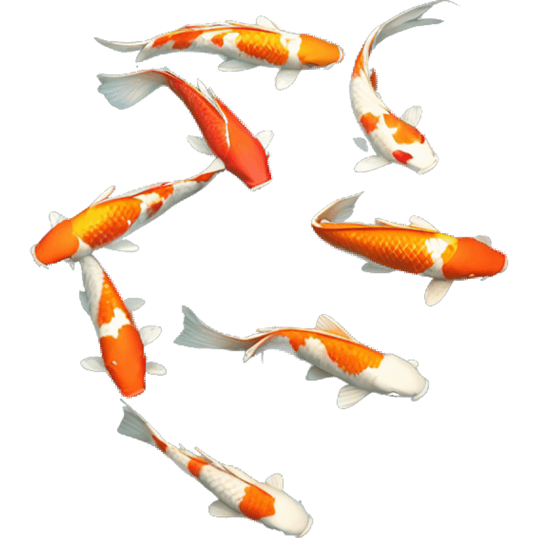 koi pond realistic  emoji