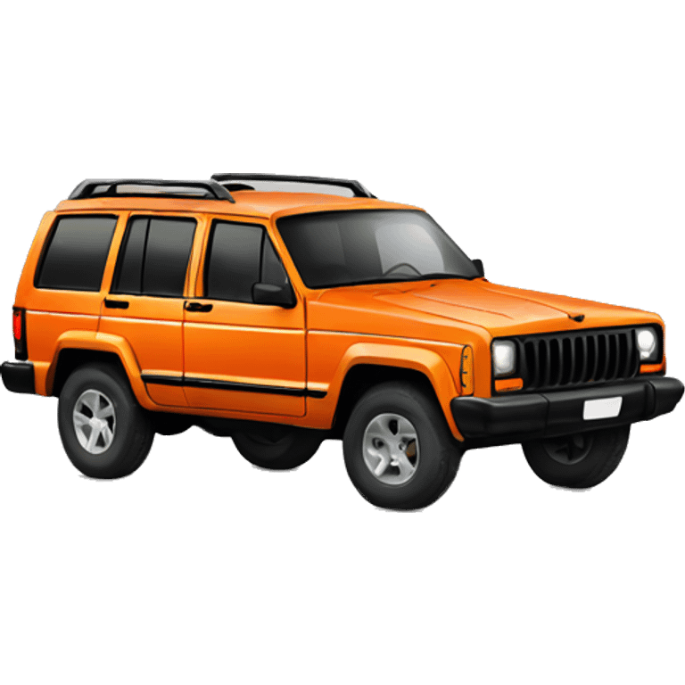 Orange Jeep Cherokee emoji