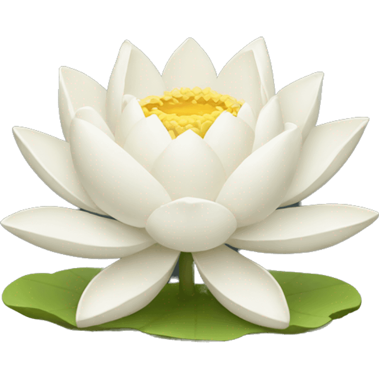 White lotus emoji