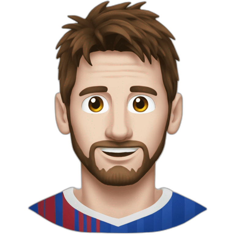 Messi sur une chèvre emoji