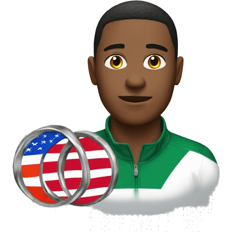 my profile picture with olymic rings emoji