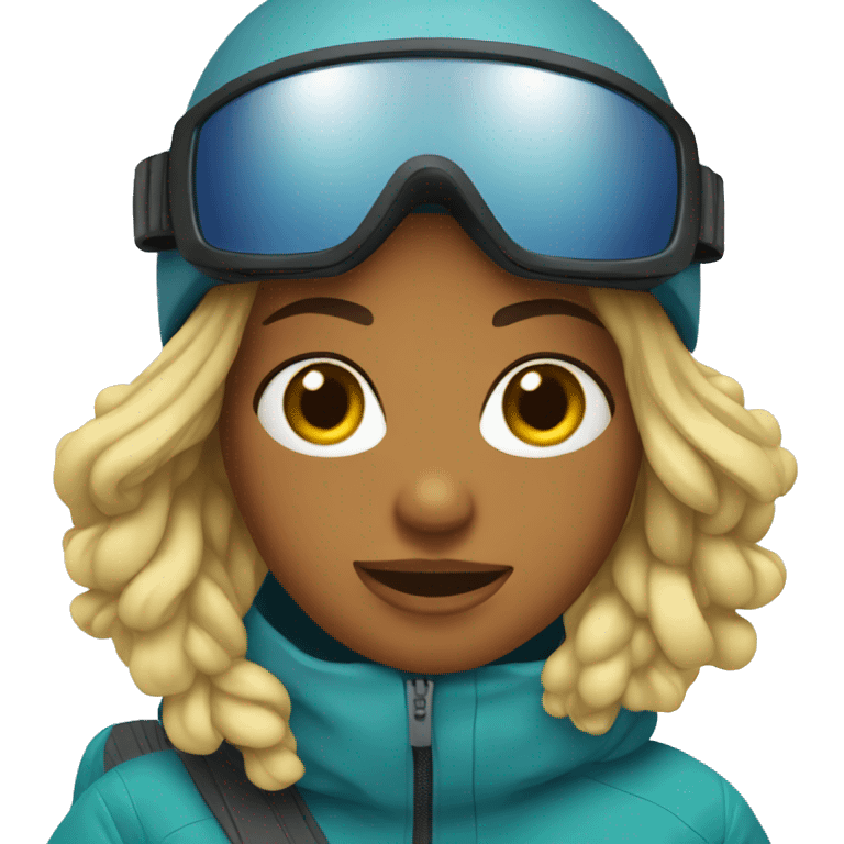 snowboarder woman emoji