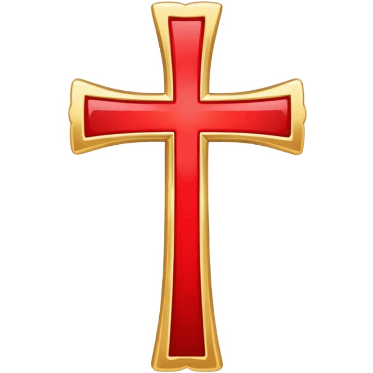 A cross with love  emoji