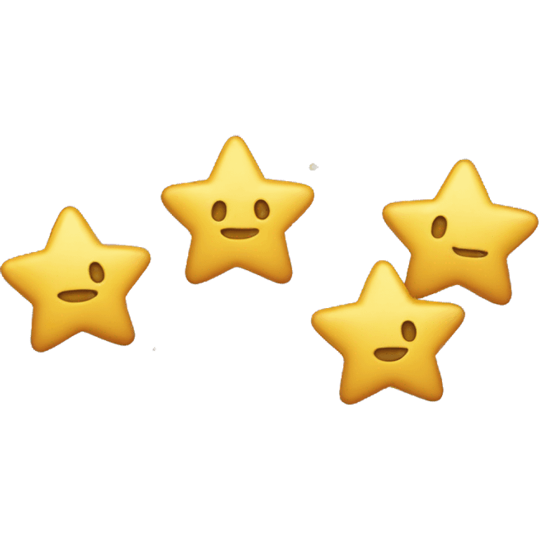 3 little stars  emoji