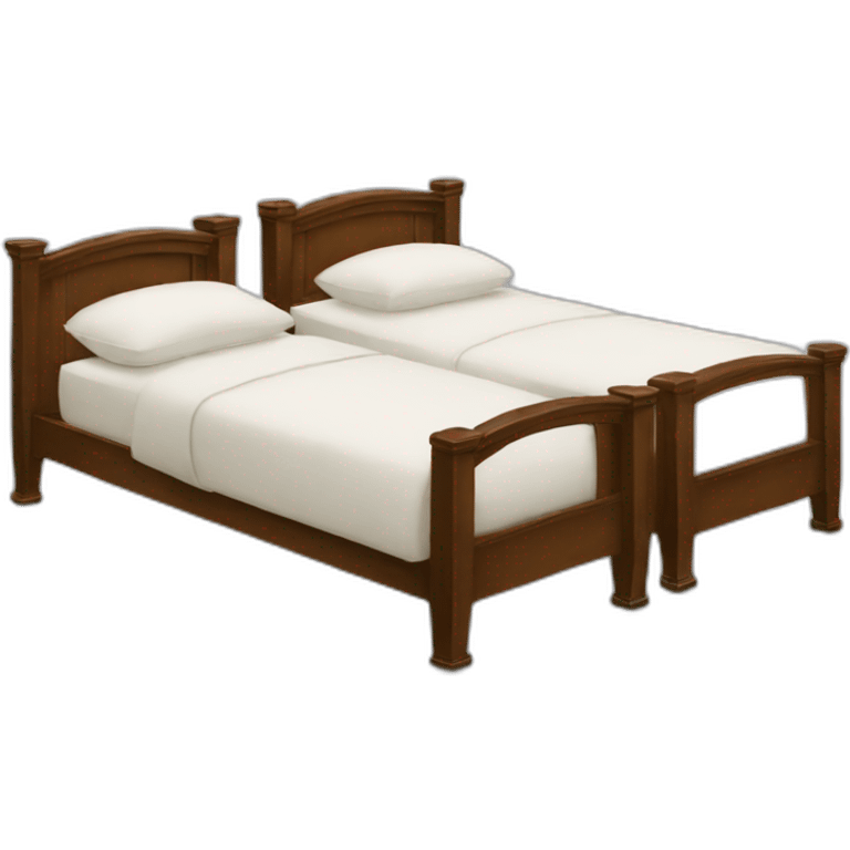 Triple bed emoji