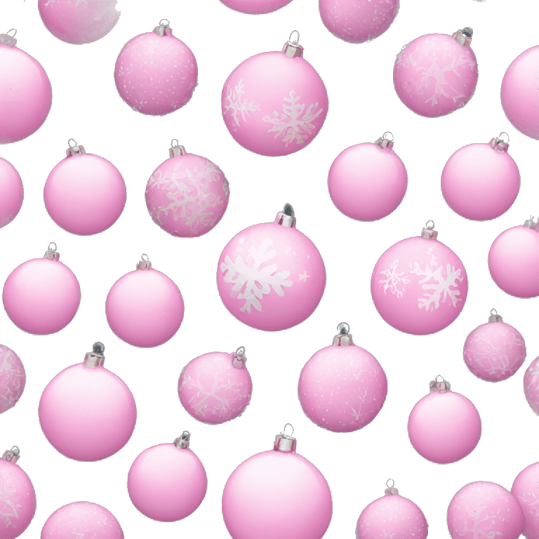 Pink Christmas  emoji