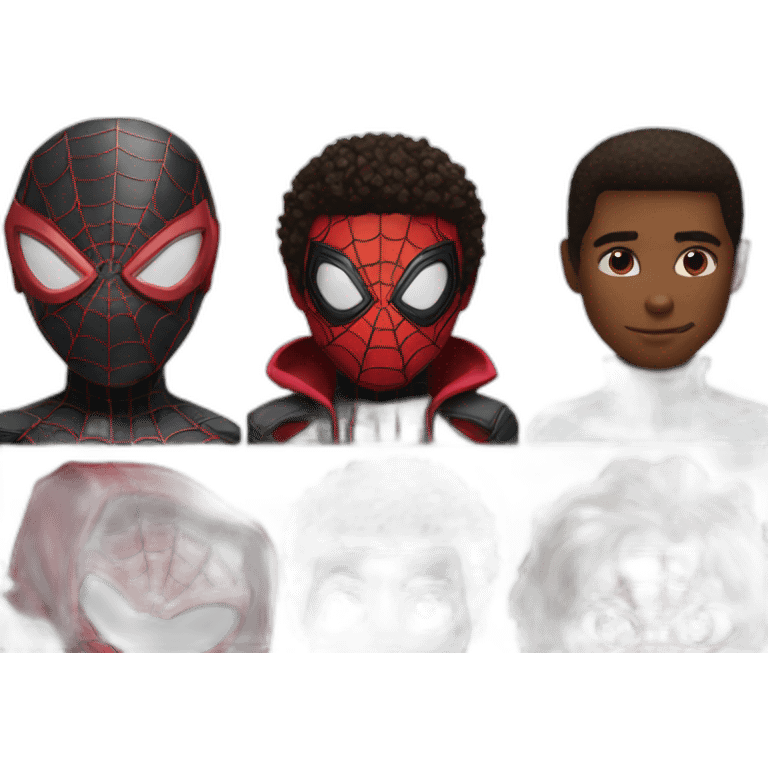 miles morales in red hood emoji