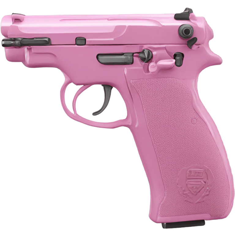 pink gun emoji