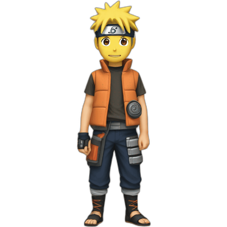 Naruto boit bière emoji