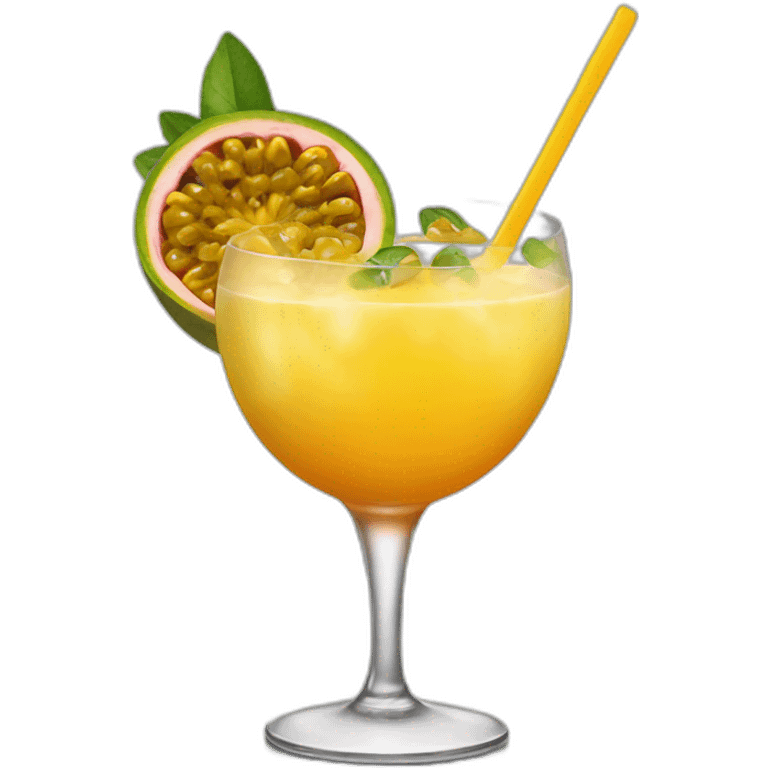 passion-fruit-cocktail emoji