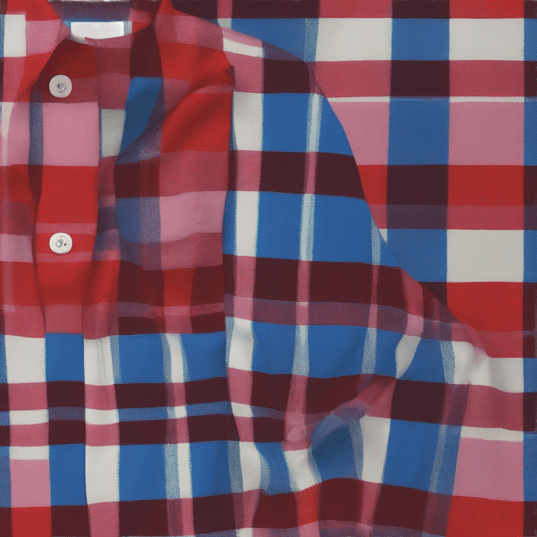 Plaid Flannel Shirt – Oversized and casually draped emoji