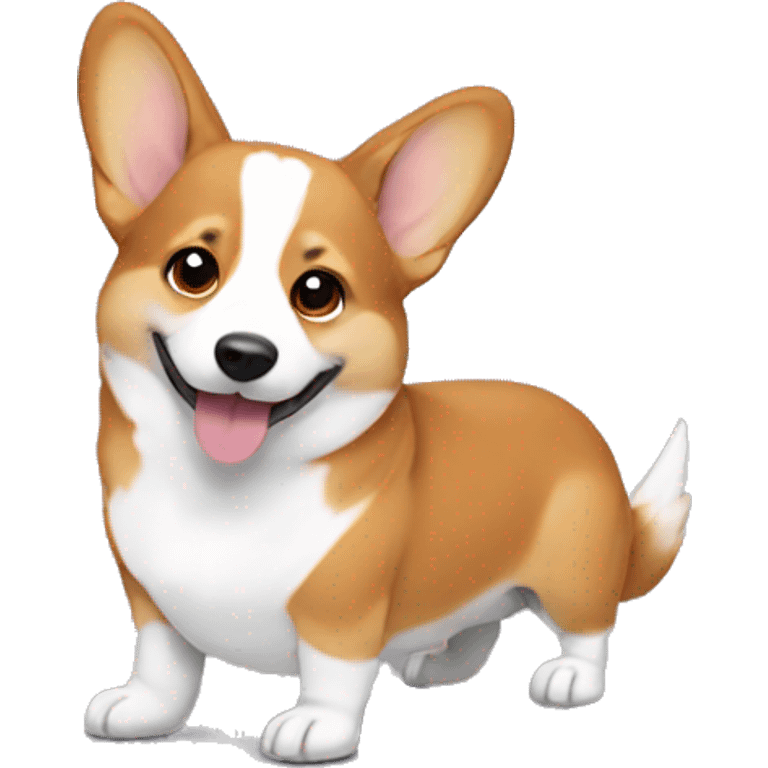 Corgi with shoes emoji