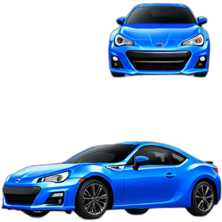 Blue Subaru BRZ emoji