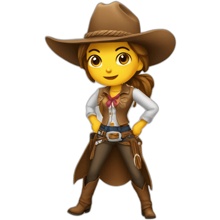 cowgirl reverse emoji