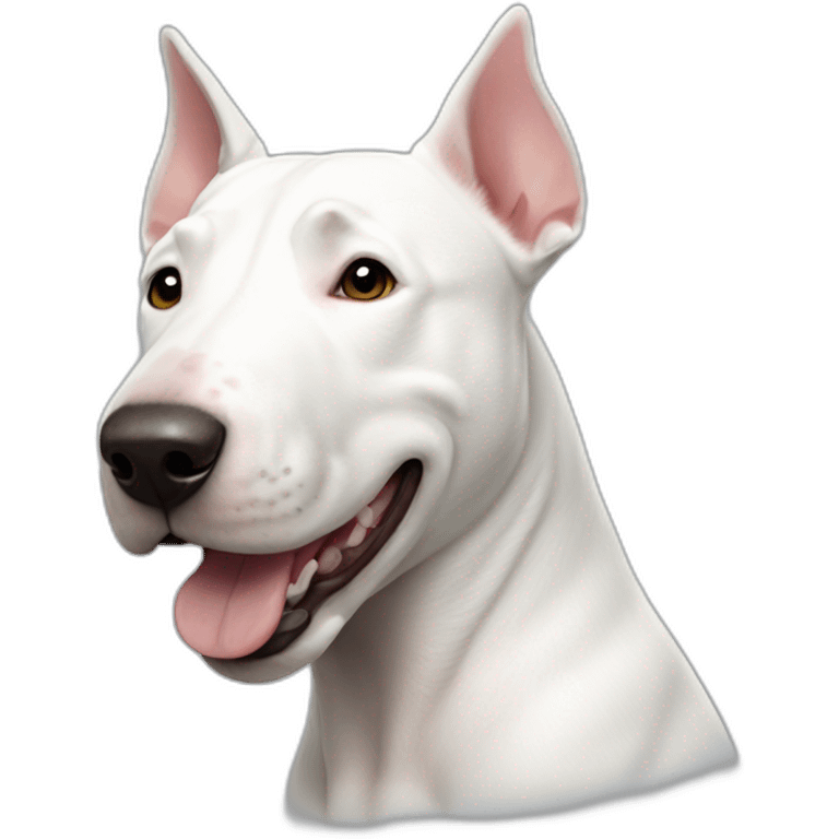 bull-terrier blanc emoji