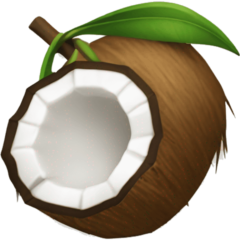 no allowed coconut sign emoji