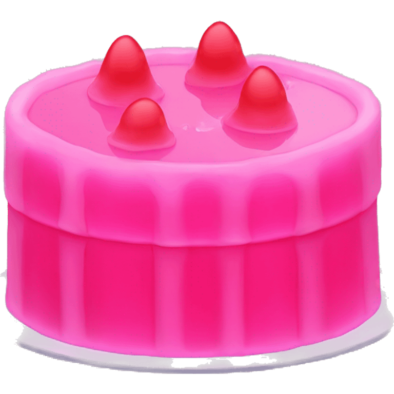 pink jello cake emoji