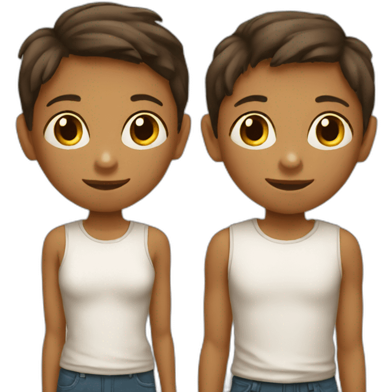 Two children emoji