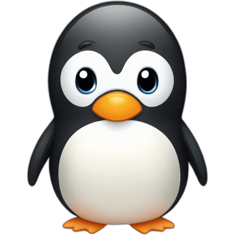 Cute penguin emoji