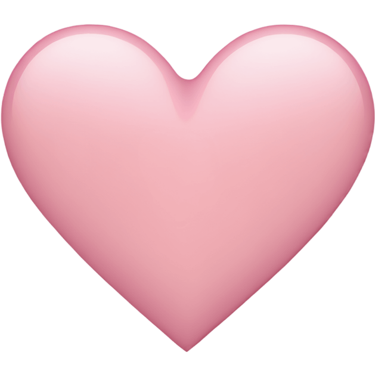 light pink heart emoji