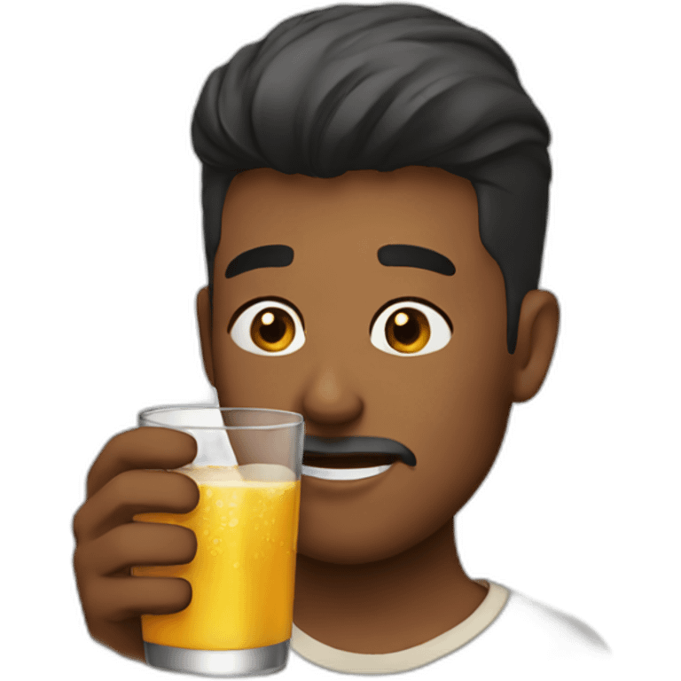 men drink emoji