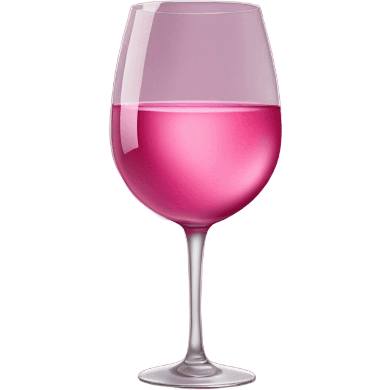 Pink wine emoji