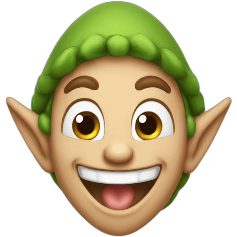 elf laughing uncontrollably emoji