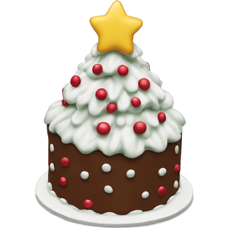 Little Debbie cake Christmas tree emoji