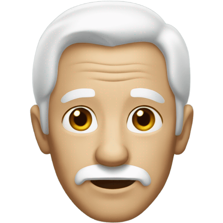 old man with white hair emoji