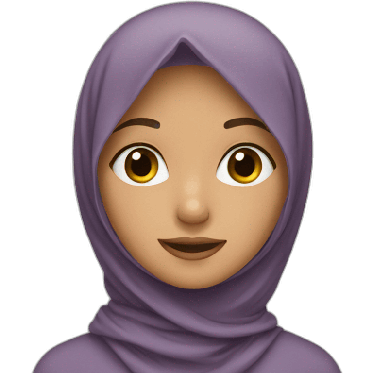 a girl in hijab emoji