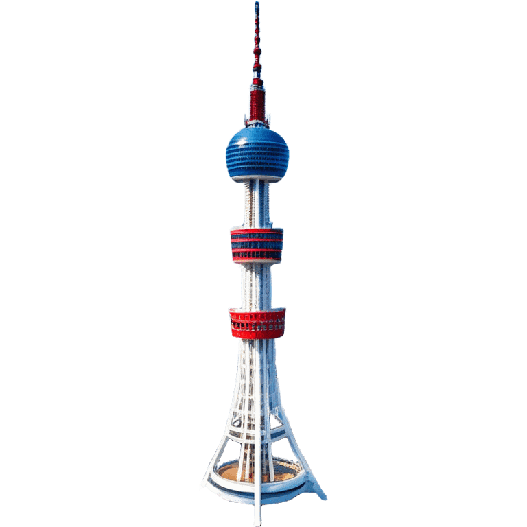 ​Cinematic Realistic N Seoul Tower, depicted in full daylight as a slender, single-column tower crowned by a cylindrical observation deck, set against a clear blue sky over Seoul’s vibrant cityscape, rendered with crisp architectural detail and bright, natural lighting that accentuates its modern elegance, emoji