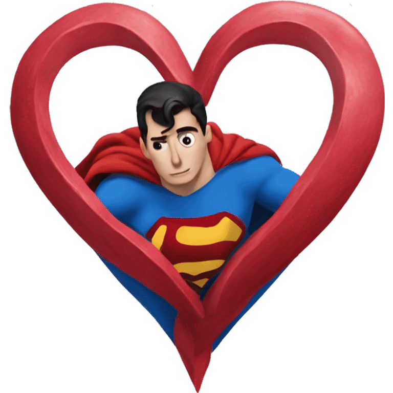 Superman heart emoji