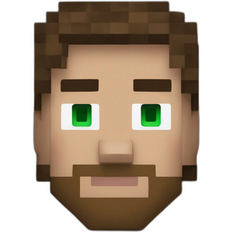 Steve Minecraft emoji