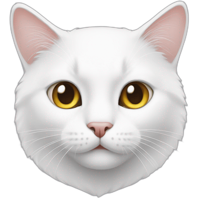 white cat emoji