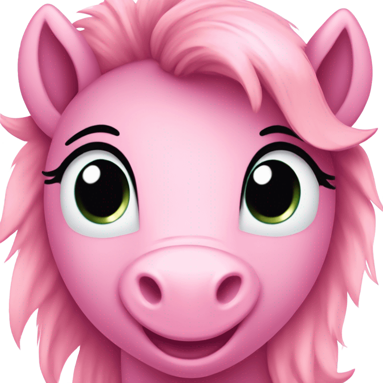 Pink pony emoji