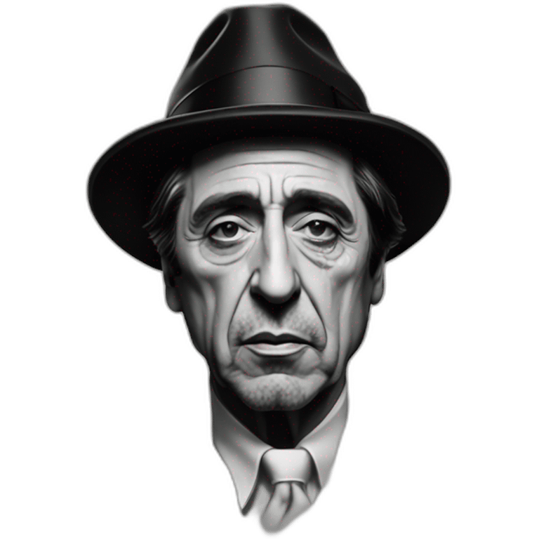 godfather　mafia　al pacino　hat emoji