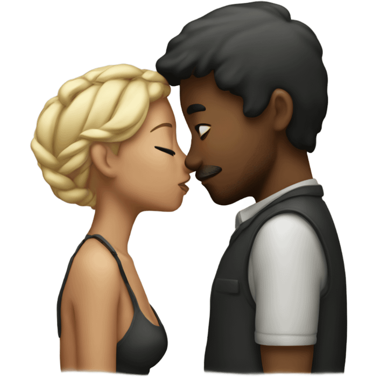 Making out sfw emoji