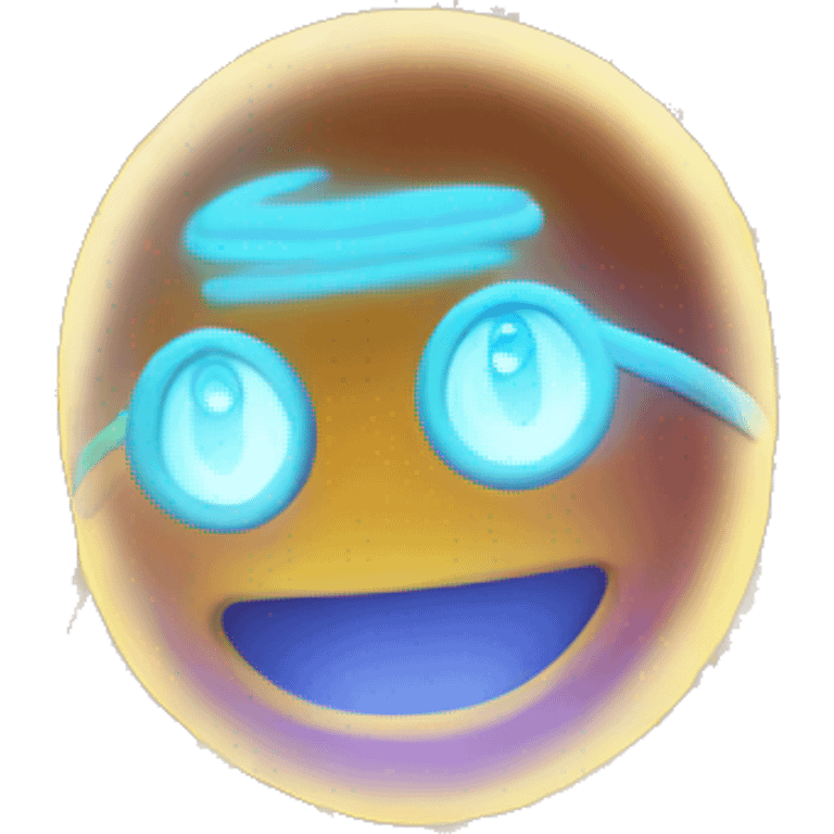 Glow run emoji