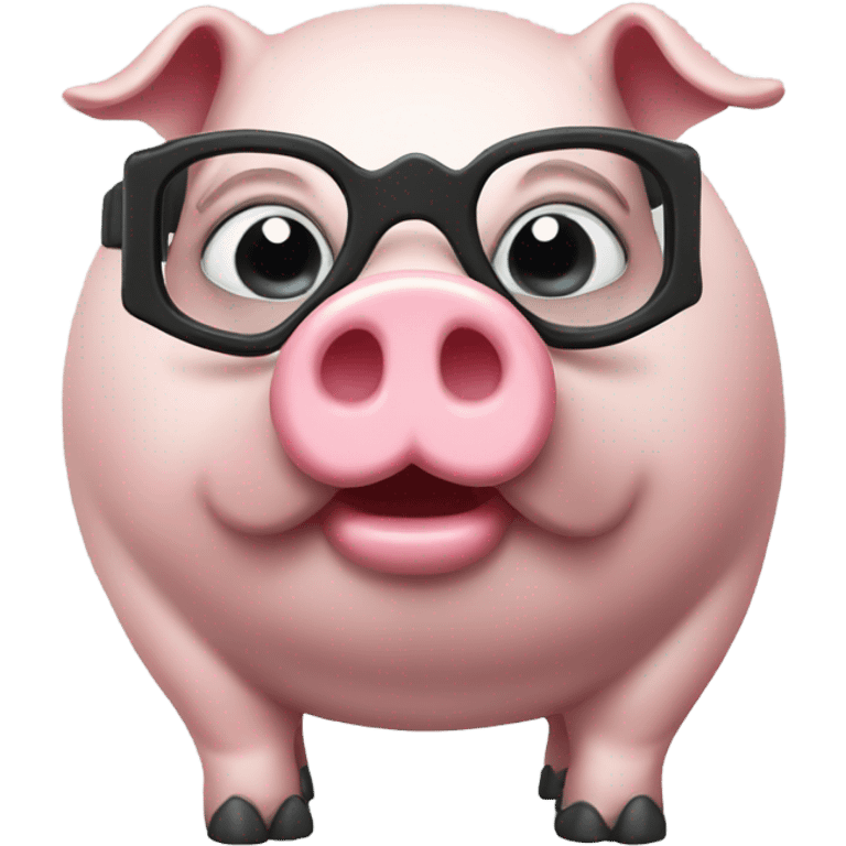 Fat pig wearing a snorkel  emoji