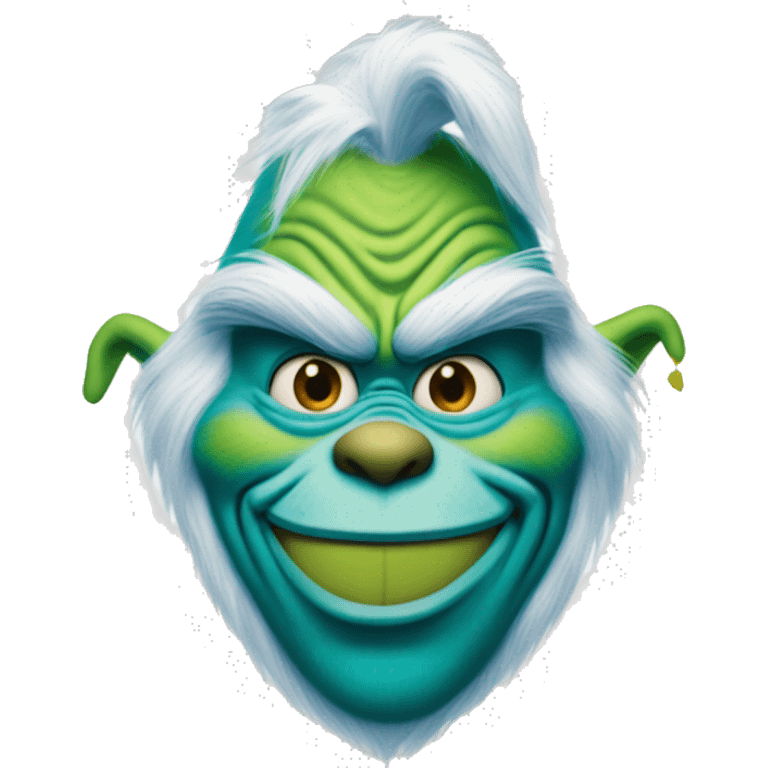 The grinch but he’s blue emoji