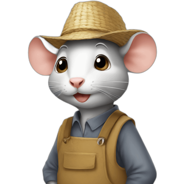 rat doing chinese farmer emoji